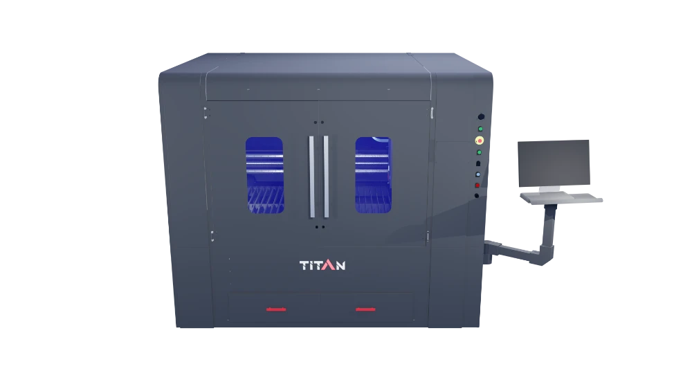 Laser cu fibră optică Titan T1 Compact Fibre Laser cutter - România